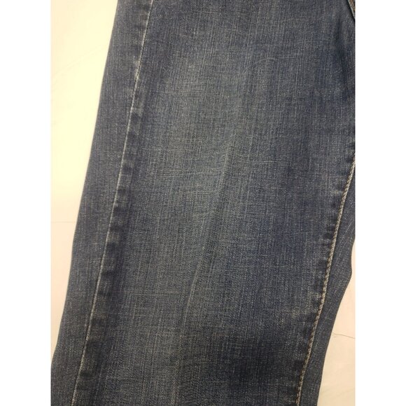 Lee Sinfully Soft Jeans Women’s Straight Leg Mid Rise Denim Blue Jeans 8 Medium - Picture 6 of 16